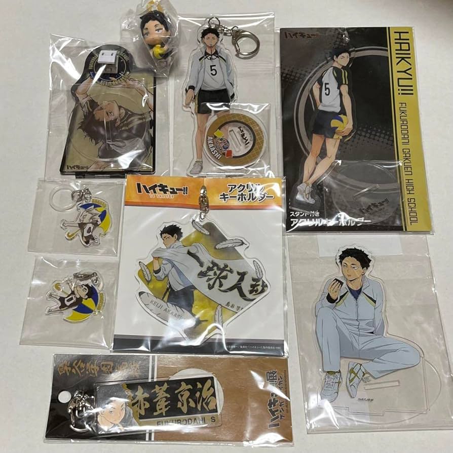 Amazon | ハイキュー 赤葦京治 アクリルスタンド アクリルキーホルダー